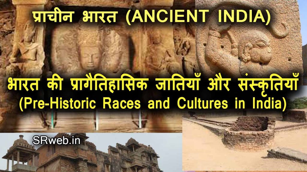 भारत की प्रागैतिहासिक जातियाँ और संस्कृतियाँ (Pre-Historic Races and Cultures in India) प्राचीन भारत (ANCIENT INDIA)